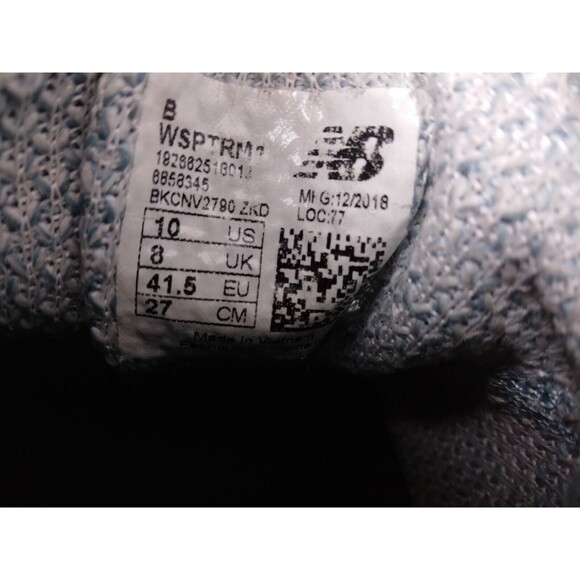 New Balance Fresh Foam Sport V1 WSPTRM1 Running Shoes Blue Knit Womens Size 10 - Picture 7 of 8